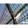 PVC coated 3d/2d corrugated curved metal fencing